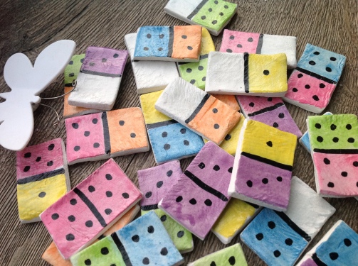 jeu de domino en céramique froide